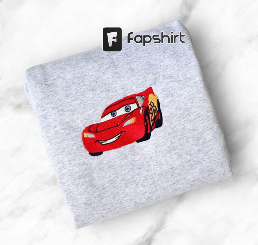 Cars Embroidered Sweater | Cute Embroidered Sweatshirt | Aesthetic Clothing for Toddler and Adult