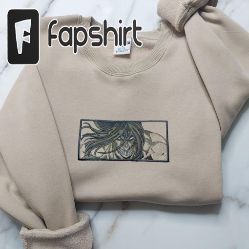 Anime Embroidered Sweatshirt, Embroidered Anime Shirt, Anime Shirt, Embroidered Shirt, Embroidered Hoodie, Anime Tee