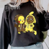 Baby Yoda and Baby Groot Water Reflection Master Yoda and Groot Crewneck Sweatshirt