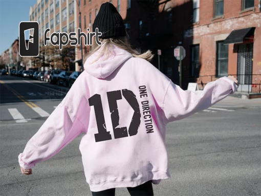 Vintage 1D Shirt, One Direction Album, gift for fan, One Direction Band, 1D Music Tour, Jan Sweatshirt, behind side, trending T shirt