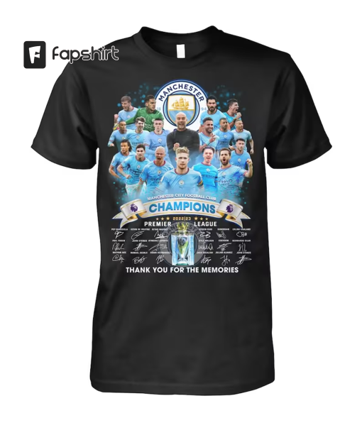 Manchester City Champions Shirt 22/23, Manchester City Shirt 2023, Champions Shirt, Gifts For Dad, Father’s Day, Gifts For Fans. Mc Shirt.