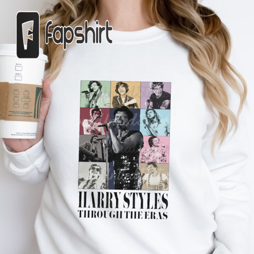 Harry Styles Through The Eras Shirt, Harry Styles Merch, Harrys House Tee, Frat Boy Harry Shirt For Men Women