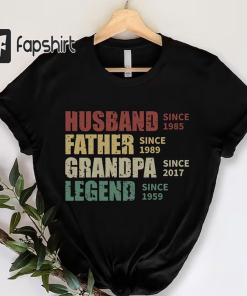 Personalized Dad Grandpa Shirt, Father’s Day Shirt,…