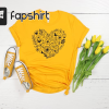 Sunflower Butterfly Shirt, Butterfly Tee, Mothers Day Gift Shirt, Sunflower Shirt, Floral V-neck, Flowers Gift T-shirt, Botanical Tee,Flower