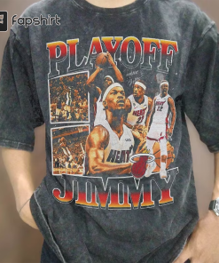 Vintage Playoff Jimmy Butler T-shirt, Vintage Wash…