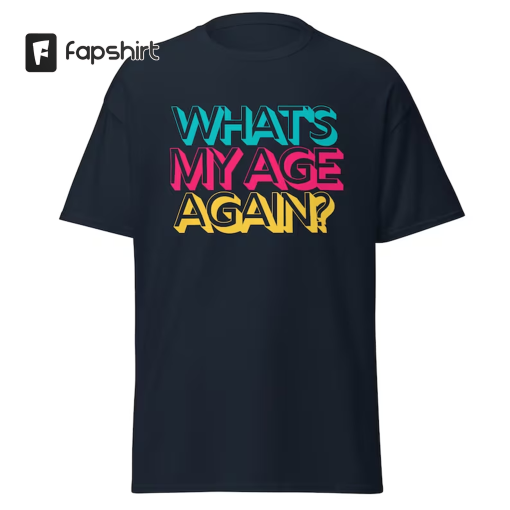 Retro 90’s What’s My Age Again Concert T-Shirt – Blink 182 – 1990’s Theme Party Shirt