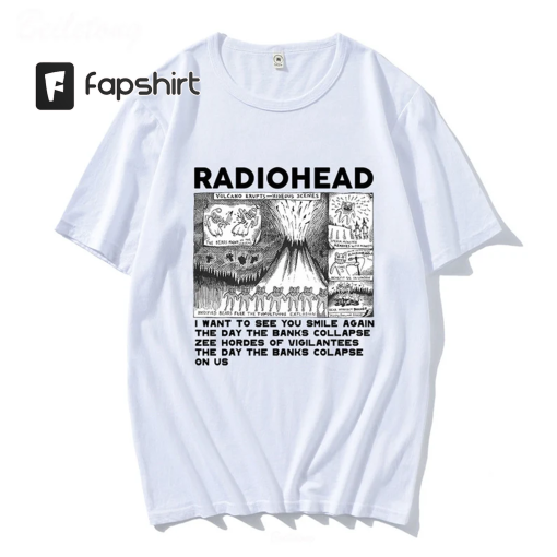 90s Band Shirt | Radiohead Tshirt | Retro Concert T-Shirt | Gender Neutral Graphic Tee