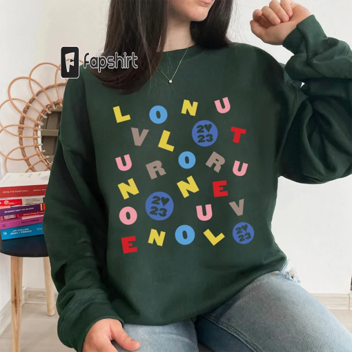 Love On Tour Sweatshirt, Love On Tour Shirt, Love On Tour Merch, Aesthetic Harry Tour 2023 Sweatshirt, Music Lover Shirt, Music Shirt