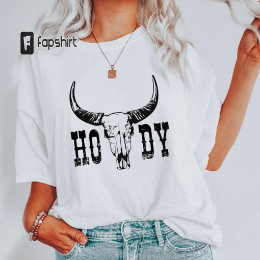 Howdy t shirt Western Graphic Tee oversize graphic tee cute western shirts boho western shirt southwest shirt midwest shirt nashville shirt