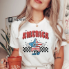 Vintage America PNG, Front & Back Design, Retro USA Shirt Sublimation, Groovy 4th of July Distressed Summer Hoodie DTF Transfer Screen Print