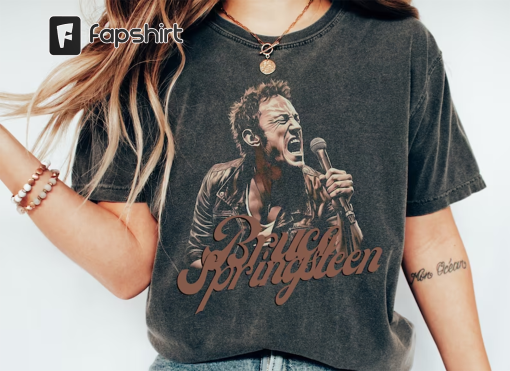 Comfort Colors Bruce Springsteen T-Shirt, Oversized Shirt, Classic Rock, Vintage, Vintage T Shirt, Retro Vintage Shirt, Bruce Springsteen