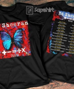 2023 Ed Sheeran Mathematics America Tour T-Shirt,…