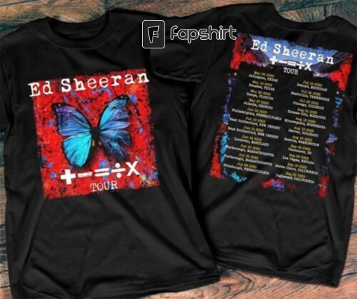 2023 Ed Sheeran Mathematics America Tour T-Shirt, Ed Sheeran Tour 2023 T-Shirt