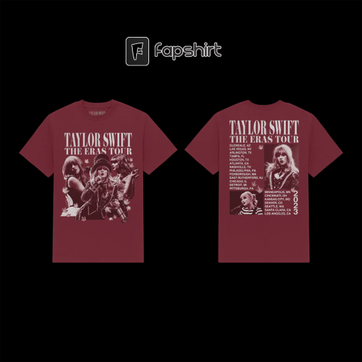 Taylor The Eras Tour Red Taylor’s Version Album T-Shirt