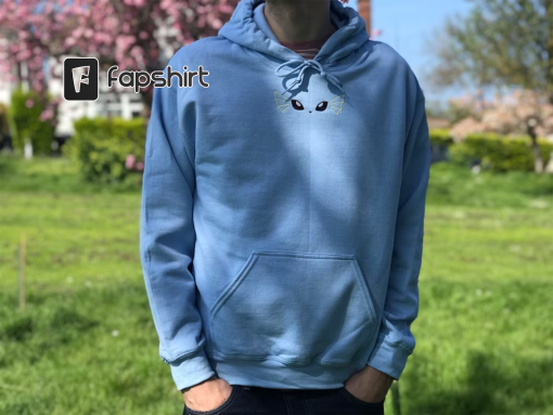 Embroidered Vaporeon Hoodie | Pokémon Inspired | Pokémon Hoodie | Unisex | Japanese | Jumper | Sweatshirt | Adult Gift |