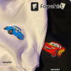 Custom Cars Lightning McQueen And Sally Embroidered Sweatshirt, Couple Embroidered Hoodie, Cars Lightning McQueen Couple Embroidered Hoodie