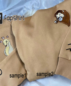 Simba x Nala Embroidered Sweater, Lion Matching…