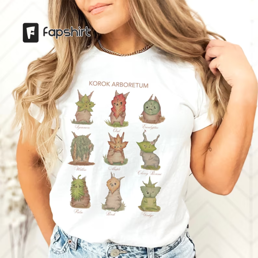 Zelda Korok Shirt, Hylian Shirt, Korok Zelda Plant Shirt, Flora Of Hyrule Shirt, Korok T-shirt, Tri Force Shirt