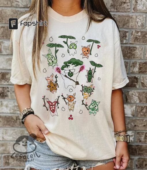 Zelda Korok Shirt, Korok Zelda Plant Shirt, Breath Of The Wild Hylia Shirt, Plant Lover Shirt, Hylian Shirt