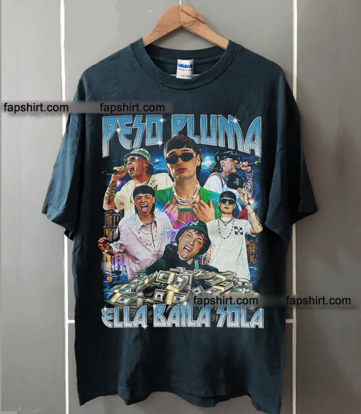 Peso Pluma Vintage Style T-shirt, Peso Pluma Graphic Tee, Peso Pluma retro 90s Shirt, Peso Pluma World Tour 2023,Peso Pluma Concerts Tee