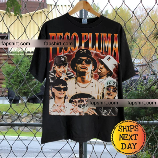 Peso Pluma Shirt, Peso Pluma World Tour 2023 Shirt, Peso Pluma Merch, Vintage Peso Pluma 90s, Gift For Fan Shirt, Peso Pluma Concert Fan Tee