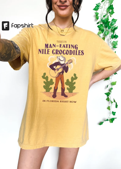 Man Eating Nile Crocodiles Unisex Premium Comfort Colors T-shirt – Vanderpump Rules