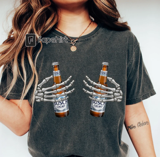 Skeleton Hands Shirt, Funny Drinking Shirt, Beer And Skeleton Shirt, Skeleton Shirt,Funny Skeleton Shirt, Drinking Shirt,I Do Crafts T Shirt