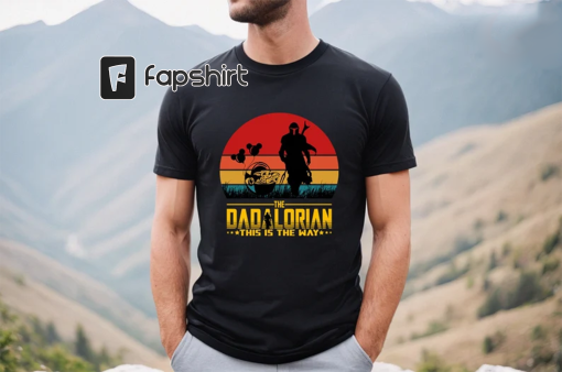 The Dadalorian This is the way T-Shirt, Fathers Day Gift, Father Gifts, Gift For Dad, Best Dad,Dad Joke Tshirt,Dadalorian Shirt,Gift For Him