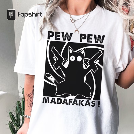 Pew Pew Madafakas Vintage T Shirt Pepe Le Pew Vintage Shirts, Gift For Friend, Gift For Her