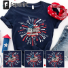 Fireworks 4th Of July Shirt, Boom Bitch Get Out The Way T-Shirt, Patriotic Shirt Women, Independence Day Gift, Fourth Of July Tees Women