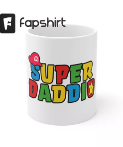 Dad Mug – Super Daddio, Funny, Humor,…