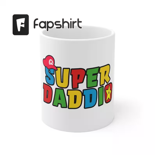 Dad Mug – Super Daddio, Funny, Humor, Father’s Day