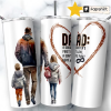 Funny Dad Tumbler Sublimation Design, AT Lease You Don’t Have Ugly Children 20 oz Tumbler Wrap, Father’s Day, Dad Gift Tumbler Design