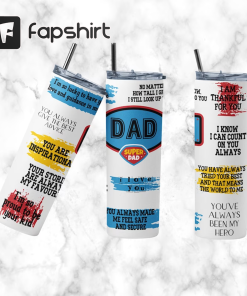 Dad Father’s Day Tumbler PNG, Gift for…