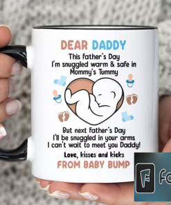 Dear Father Mug for Future Dad •Expecting…