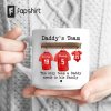 Our First Father’s Day Coffee Mug •Personalized Mug Gift for First Time Dad •Cute Daddy and Baby Mug •Custom Mug For New Dad