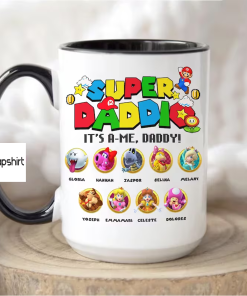 Custom Super Daddio Coffee Mug, Father’s Day…