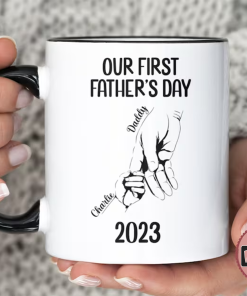 Our First Father’s Day Coffee Mug •Personalized…