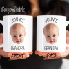 Dear Father Mug for Future Dad, Expecting Dad Gift for Father’s Day, Soon to be Daddy Mug, Custom Ultrasound Gift Mug, Baby Announcement