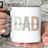 Our First Father’s Day Coffee Mug •Personalized Mug Gift for First Time Dad •Cute Daddy and Baby Mug •Custom Mug For New Dad