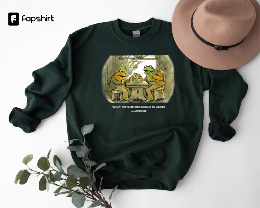 The Lovers Frog And Toad Shirt, Vintage Classic Book Cover Shirt, Frog And Toad Sweatshirt, Retro Frog Shirt, Vintage Classic Book Shirt