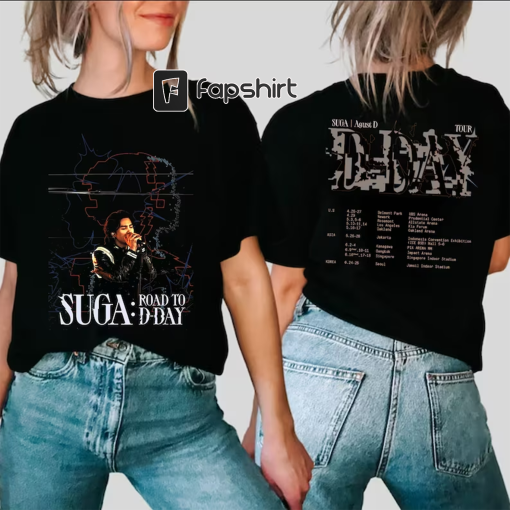 Agust D D Day Tour T-shirt, SUGA D Day Album Shirt, Agust D World Tour Shirt, Suga On Tour 2023 Shirt, Agust D Tee, Min Yoongi Shirt