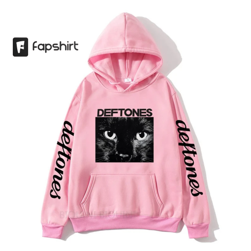 Punk Rock Band Deftones Hoodies Printed Streetwear Graphic Hoodies Vintage Casual Long Sleeve Sweatshirts for Men and Women