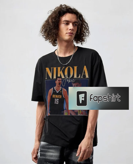 Nikola Jokic Shirt, Basketball shirt, Classic 90s Graphic Tee, Unisex, Vintage Bootleg, Gift, Retro