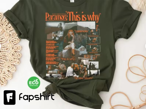 Vintage This Is Why Paramore Shirt, Rock Band Shirt, Music Tour 2023 Shirt, Gift For Him, Mothers Day Gift