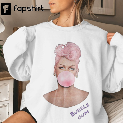 PINK Shirt, Pink bubblegum Sweatshirt, P!nk Summer Carnival Tour 2023 Shirt, Trustfall Album Shirt, Music Tour 2023 Shirt, Gift For Fans