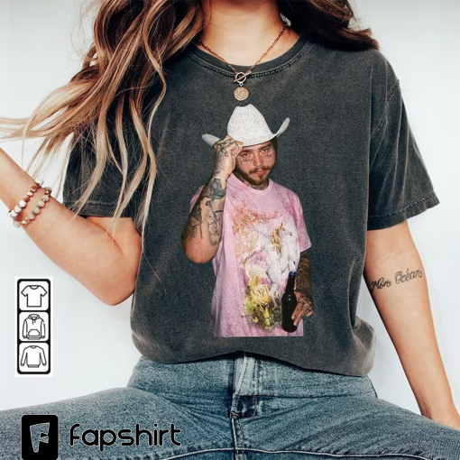 Post Malone Music Shirt, Posty Crewneck Unisex Graphic Tee Vintage Bootleg Inspired Tee Sweatshirt, Posty Fan Hoodie