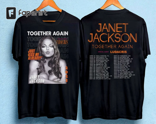 Janet Jackson Together Again Tour 2023 Shirt, Together Again Tour 2023 Tshirt, Music Tour 2023 Tshirt, Tour 2023 Shirt, Gift For Fan.