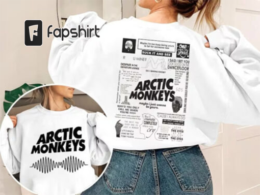 New arctic monkeys t shirt Women Aesthetic streetwear vintage Sweatshirt, AM T-Shirt, Music Lover Sweatshirt, Trending Hoodie 2023