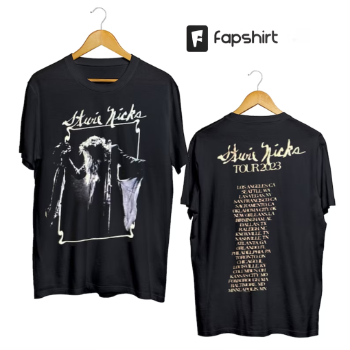 Stevie Nicks Tour 2023 Live in Concert Shirt, Stevie Nicks Unisex T shirt Full Size S – 5XL, Music Vintage T shirt